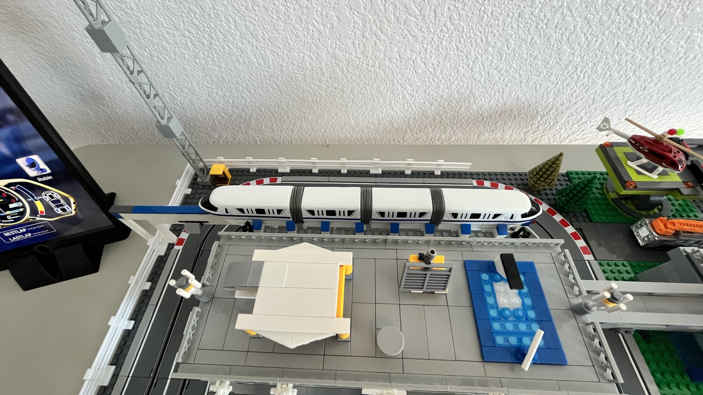 Hotel Rooftop and Monorail